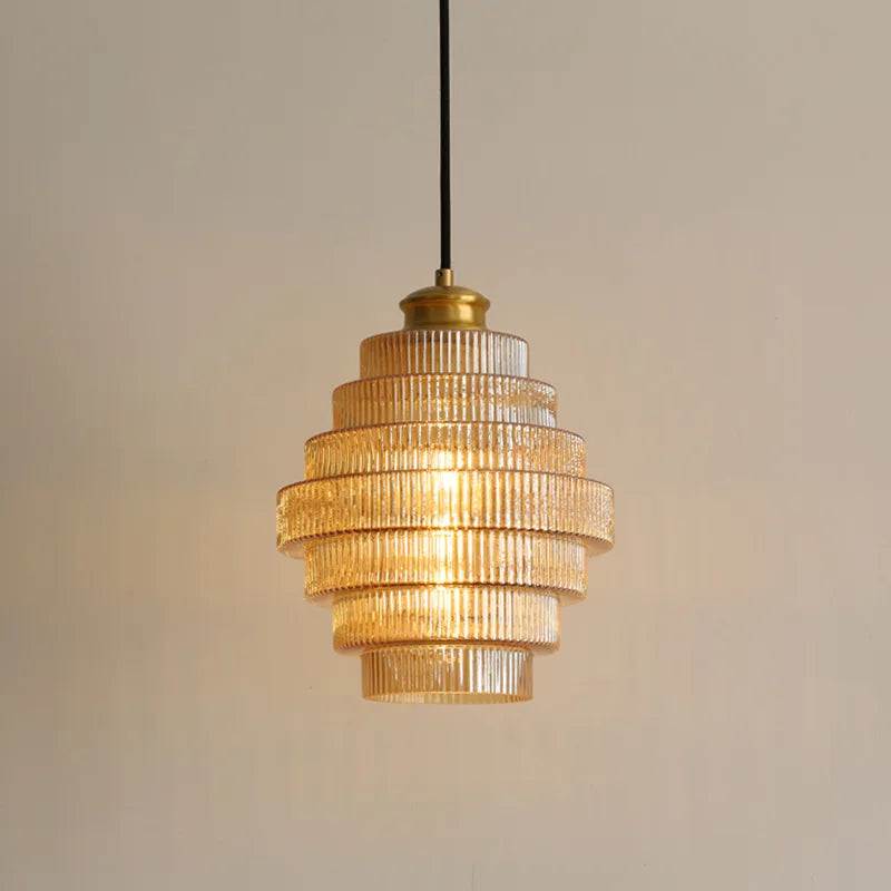 Nordic Retro Creative Luxury Iron Glass LED Decor Home Pendant Lamp Bar Bedroom Foyer Dining Room Lighting Fixtures Dropshipping