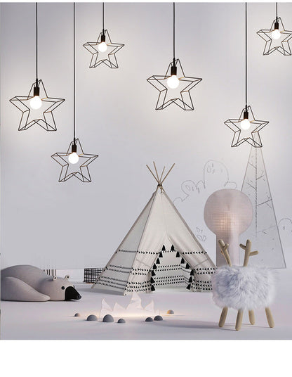 Nordic Creative Lovely Star Chandelier