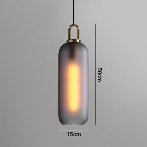 Postmodern Ins Pendant Lights Luxury Restaurant Lamps Nordic Bar Bedroom Bedside Glass Ball Single Hanging Lamp
