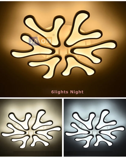 LED Modern Iron Acrylic Antlers Round LED Lamp.LED Light.Ceiling Lights.LED Ceiling Light.Ceiling Lamp For Foyer Bedroom