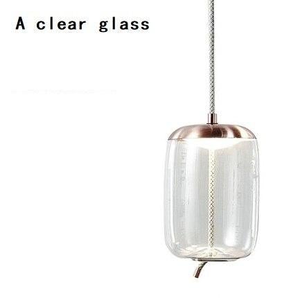 Modern Glass Scandinavian Pendant Lights Nordic Hanglamp Hemp Rope Industrial lamp For LOFT Deco Maison