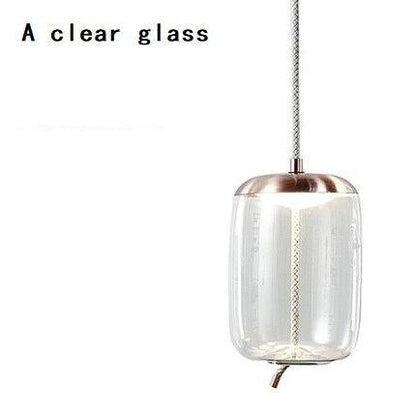 Modern Glass Scandinavian Pendant Lights Nordic Hanglamp Hemp Rope Industrial lamp For LOFT Deco Maison