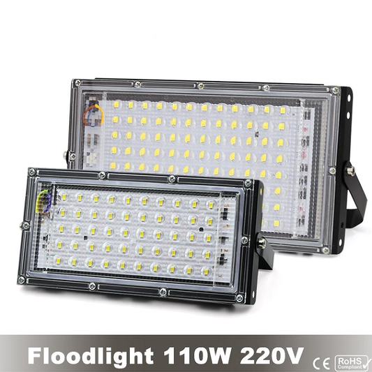 LED Flood Light 100W SMD Floodlight AC 50W LED Spotlight Exterior Waterproof Wall Washer Lamp  Projector Outdoor Lighting