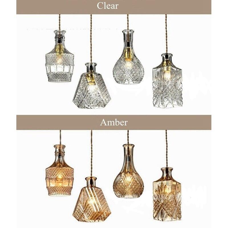 Wine Bottle Led Pendant Light Cafe Bar Decoration Loft Hanglamp Kitchen Hanging Light Fixture Dining Room Hanging Lamp