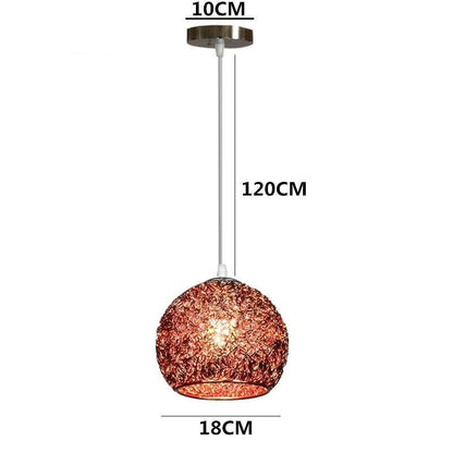 Simple Nordic Aluminum Chandelier