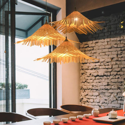 Bamboo Chandelier Home Stay Bamboo Lamp