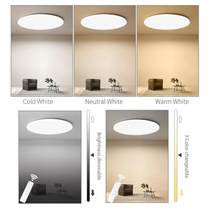 Modern LED Ceiling Light Lighting Fixture Lamp Surface Mount Living Room Bedroom Bathroom Remote Control Home Decoration Kitchen