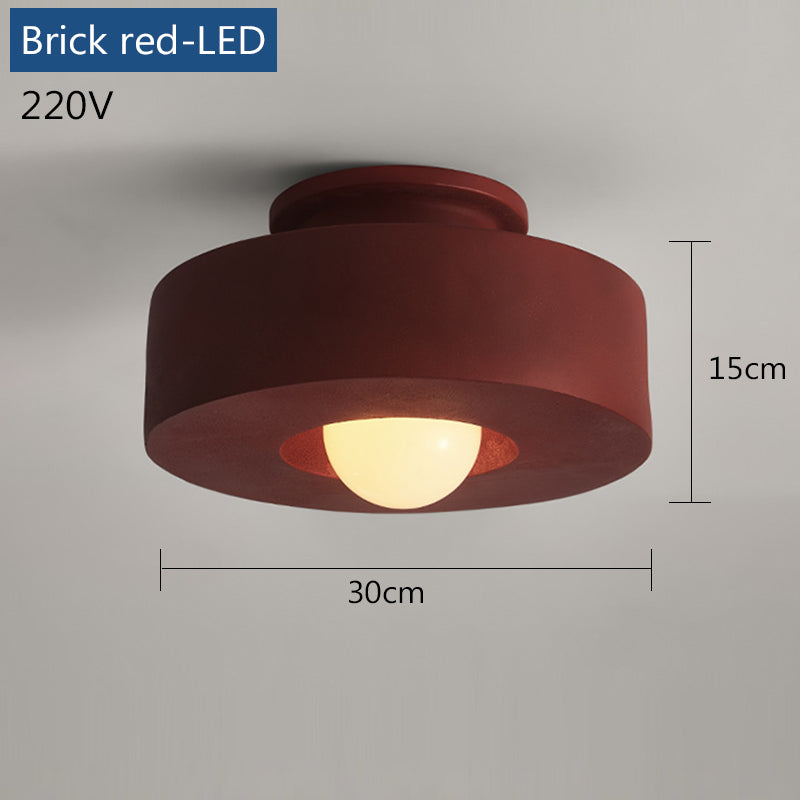 30CM Simple Ceiling Lamp Modern LED Resin Ceiling Light Porch Corridor Study Round Indoor bedroom ceiling Lighting