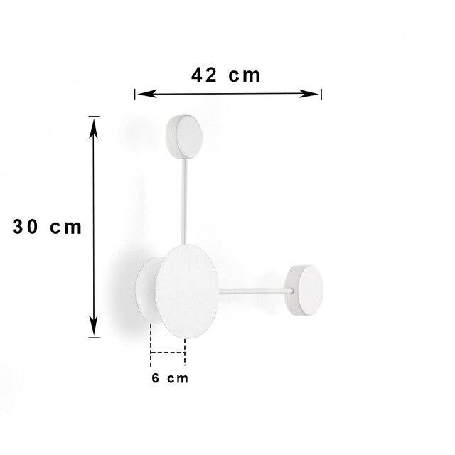 Postmodern wall lamp simple led living room wall lamp bedroom bedside creative aisle hotel exhibition hall corridor lighting