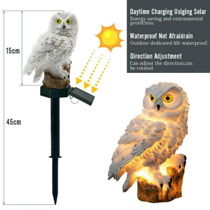 Hot Sell Owl Solar Light With Solar LED Outdoors Solar Light Solar Lamp Solar Garden Light Home Outdoor Yard Garden Solar Light
