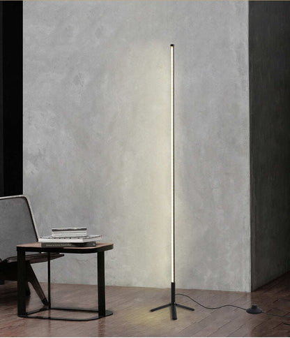 Modern LED floor lamp simple living room bedroom lamp colorful RGB light