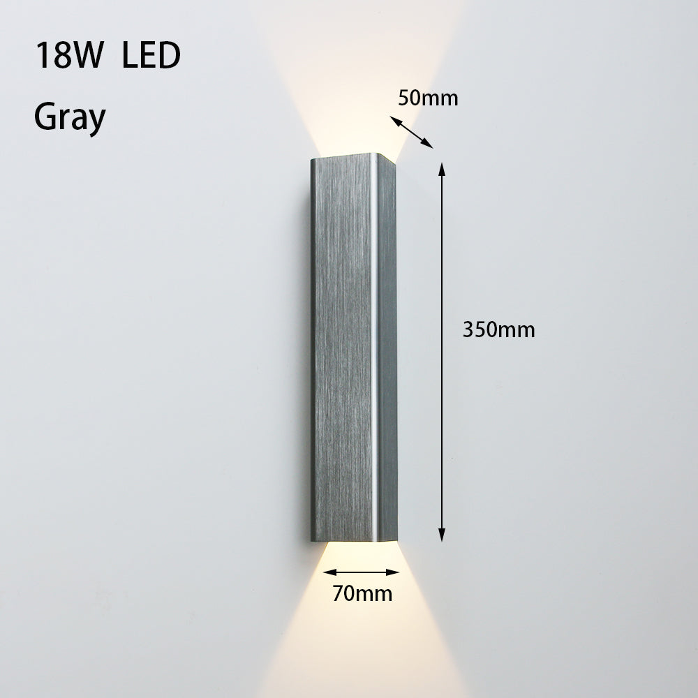 12W 18W LED Indoor Wall Lamp Modern Aluminum Home Lighting Sconces Bedroom Living Room Aisle Corridor Decoration LED Wall Light