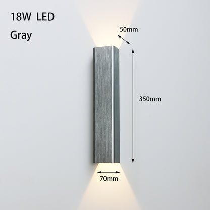 12W 18W LED Indoor Wall Lamp Modern Aluminum Home Lighting Sconces Bedroom Living Room Aisle Corridor Decoration LED Wall Light