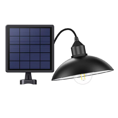 Intelamp Garden Solar Hanging Lamp Indoor Outdoor Solar Pendant Lights Warm Yellow IP65 Waterproof