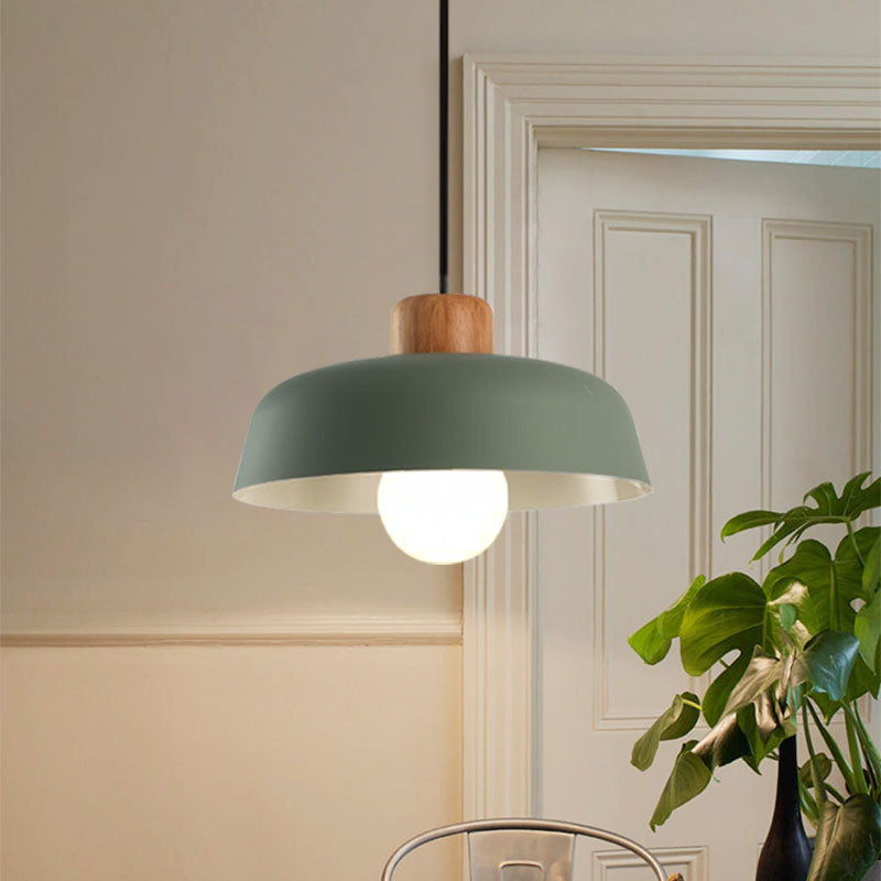 Nordic Pendant Light Macaroon Gray/Green Decorative Hanging Lamps For Living Room Bedroom Restaurant Simple Indoor Home Lighting