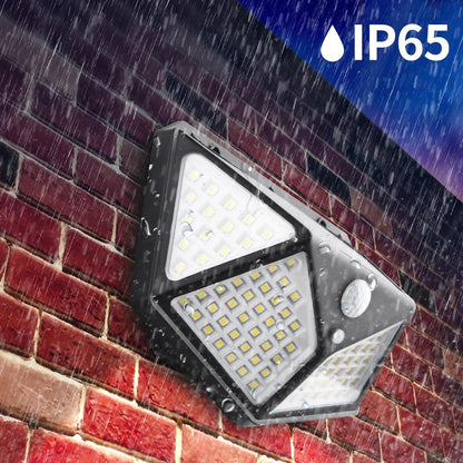 LED Solar Light Outdoor Solar Lamp With PIR Motion Sensor Solar Powered Waterproof Wall Light For Garden Yard Path Decoration