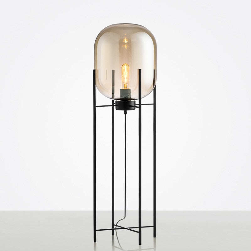 Modern home deco lighting Nordic floor lights LED living room standing fixtures Glass illumination bedroom floor lamps
