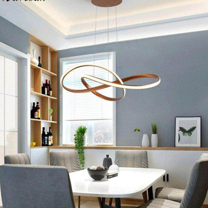 New Design Gold Hanging Pendant Lamp 60W For 10-15Square Meters Bedroom Pendants Led Kitchen Led LightPendant Lamp