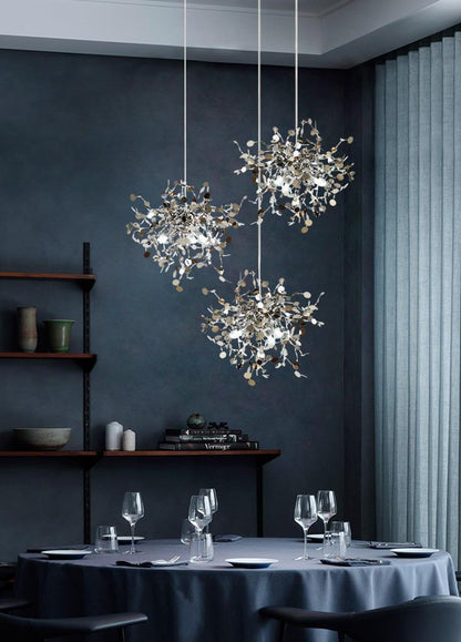Nordic Modern Creative Design Stainless Steel Chandelier