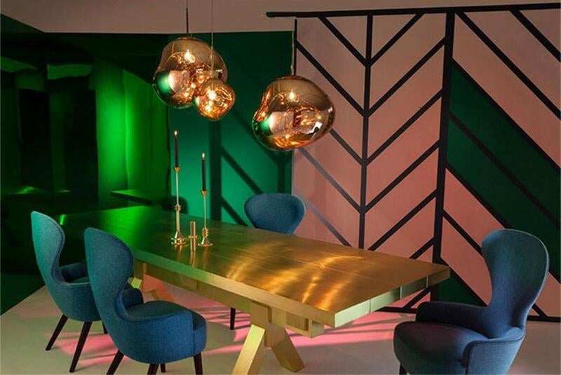 Modern Novelty Art Deco Glass Pendant Light LED E27 With 3 Colors For Living Room Bedroom Restaurant Kitchen Cafe Hotel Office