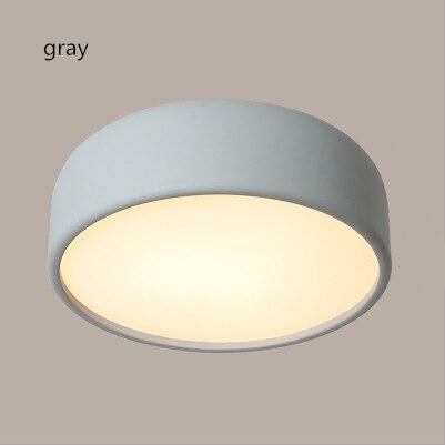 LED E27 Round Modern Ceiling Lamp Fixture Nordic Home Office Living Room Bedroom Aluminium Ceiling Lighting