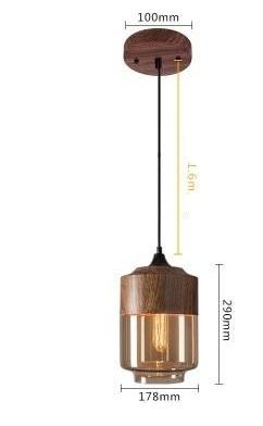 Glass Nordic Modern Pendant Lamp Dinning Room Bar Cafe Loft Vintage Light Hanging Lights Industrial Lighting Fixtures LED