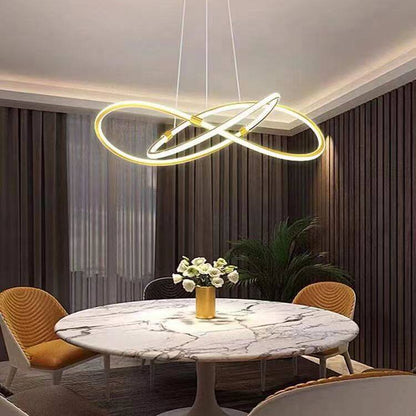 Modern Pendant Light With Remote Dimmabl Decor Living Room Chandeliers Led Simple Luminaire Dimming Kitchen Florarium Fixtures