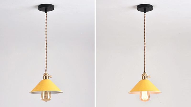 Modern Switch Pendant Lights Dining Room Lights Pendant Lamp Lamparas Colorful Aluminum Lamp Shade Luminaire For Home Lighting