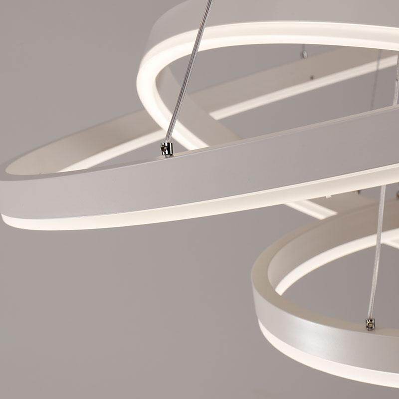 Circel Rings Modern Led Pendant Lights For Dining Living Room Acrylic Cerchio Anello Lampadario Pendant Lamp Lamparas Modernas