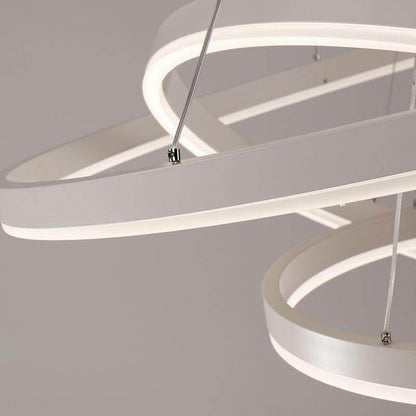 Circel Rings Modern Led Pendant Lights For Dining Living Room Acrylic Cerchio Anello Lampadario Pendant Lamp Lamparas Modernas
