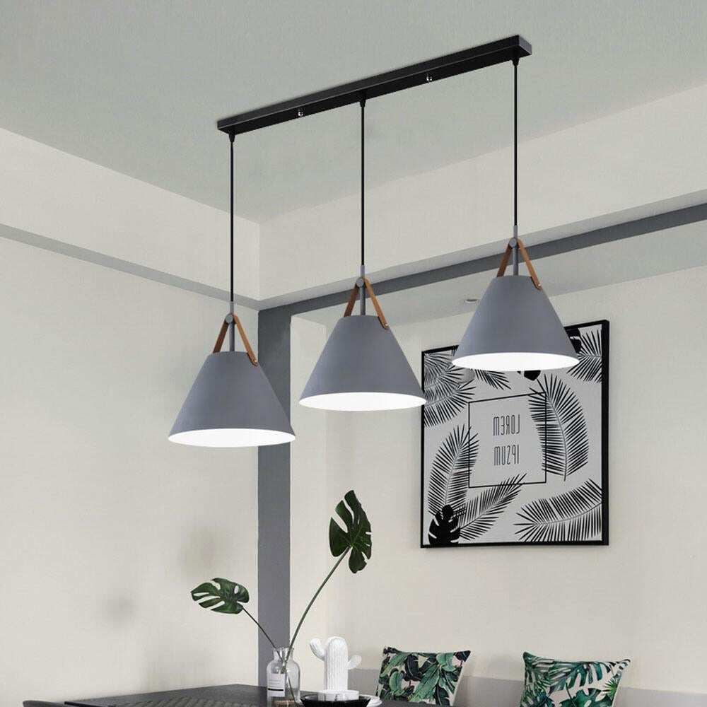 Nordic Restaurant Pendant Lights LED Handlamp Indoor Dinning Room Lamp Home Lighting Single-Three Heads Lamparas E27 AC110-220V