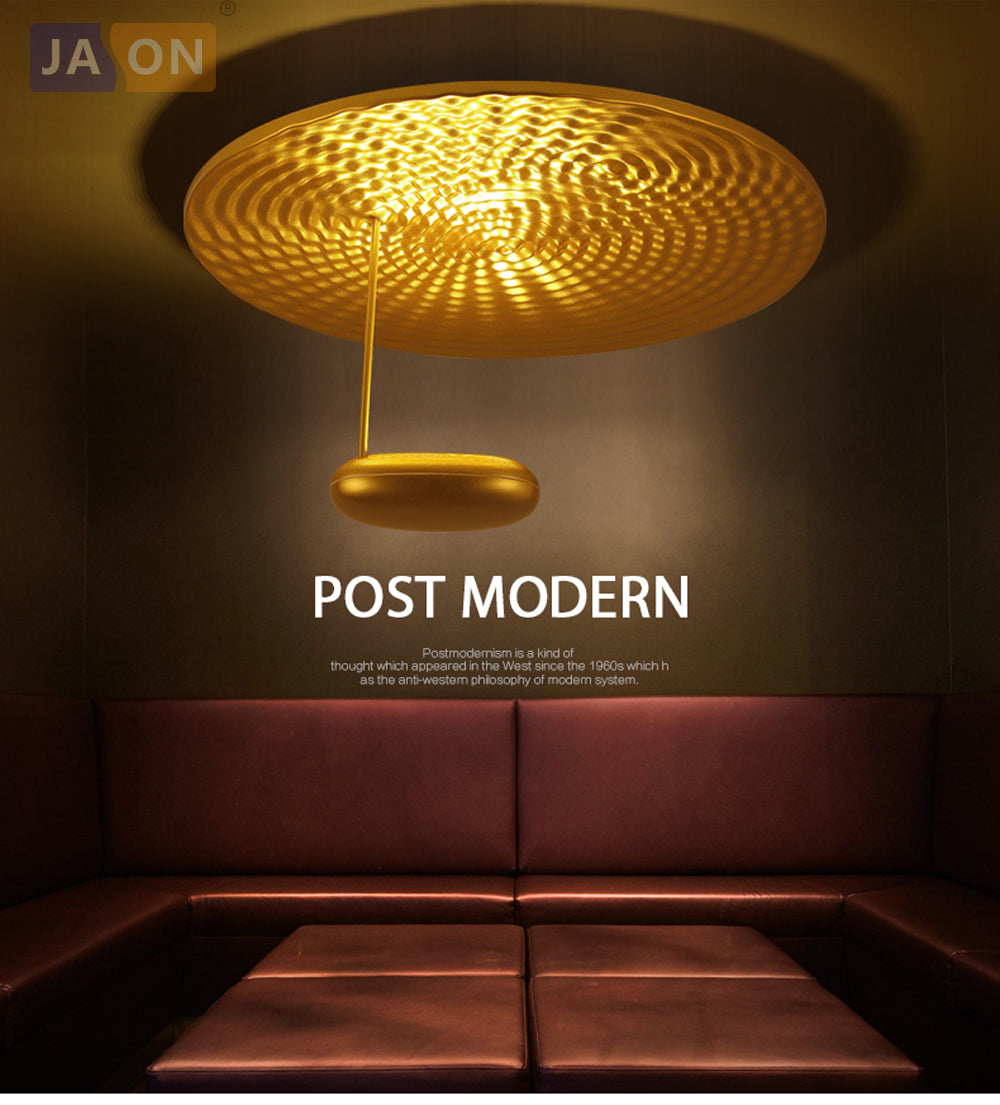 LED Postmodern Iron Chrome Golden Mushroom LED Lamp.LED Light.Ceiling Lights.LED Ceiling Light.Ceiling Lamp For Foyer Bedroom