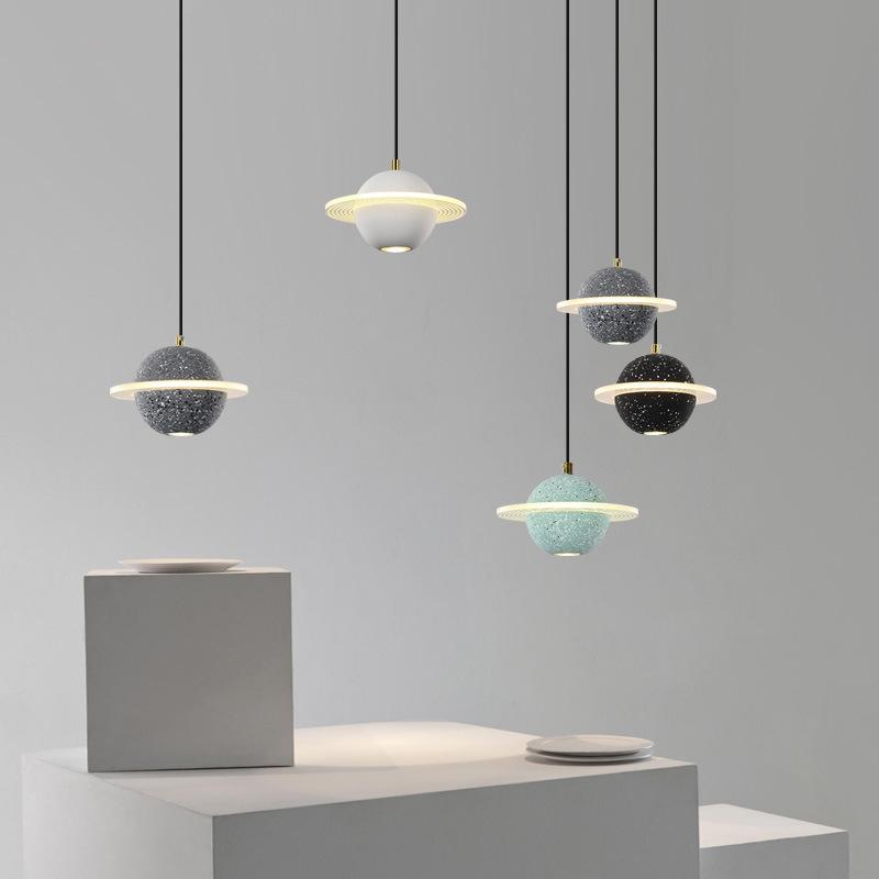 Planet Chandelier Creative Personality Restaurant Bar Simple Bedside Lamp