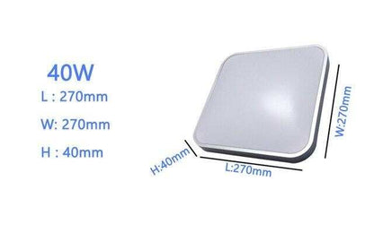 Ceiling Led Lighting Lamps RC Dimmable Square Modern Bedroom Living Room Lamp Surface Mounting Balcony  24w  36w 40w  Ceiling