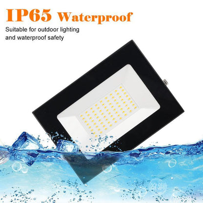 Ultra-thin LED Flood Light 10W 20W 30W 50W 100W Floodlight Waterproof Spotlight Outdoor Reflector Lighting