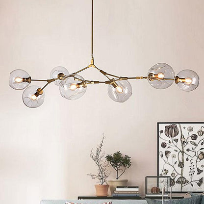 Modern Glass Pendant Light Nordic Dining Room Kitchen Light Designer Hanging Lamps Avize Lustre Lighting