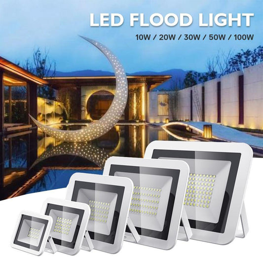 LED Spotlight Outdoor Lighting Projector Flood Light 10W 20W 30W 50W 100W Waterproof IP66 AC220V Wall Washer Construction Lamp