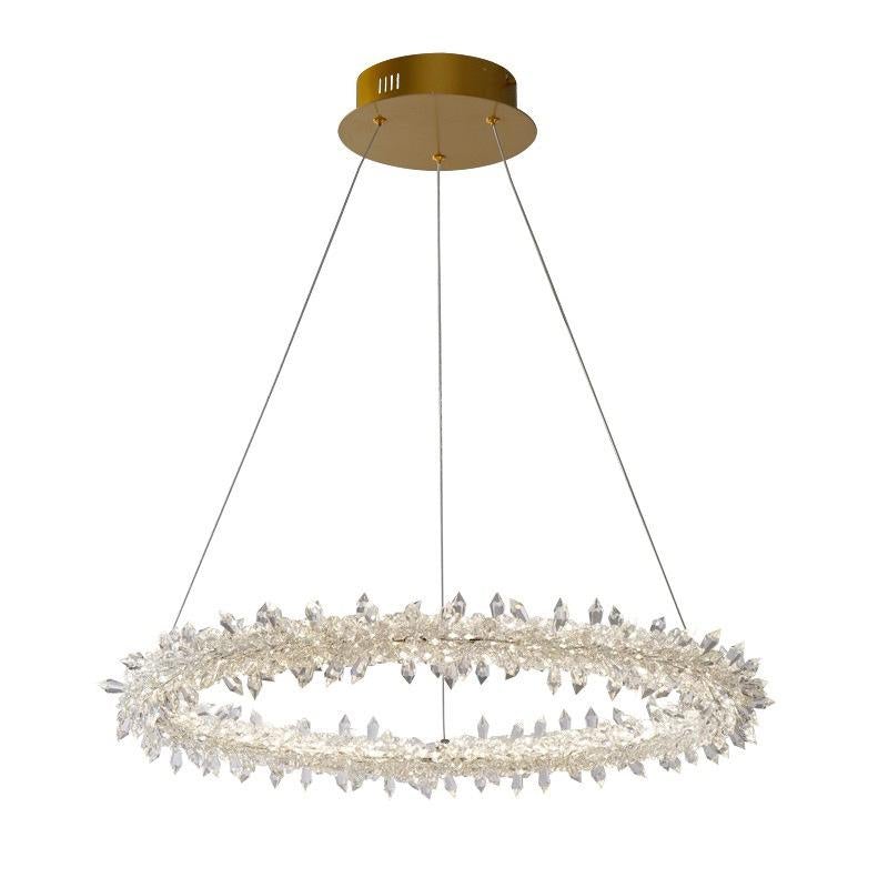 Crystal Chandelier Ring Creative Personality Lamp