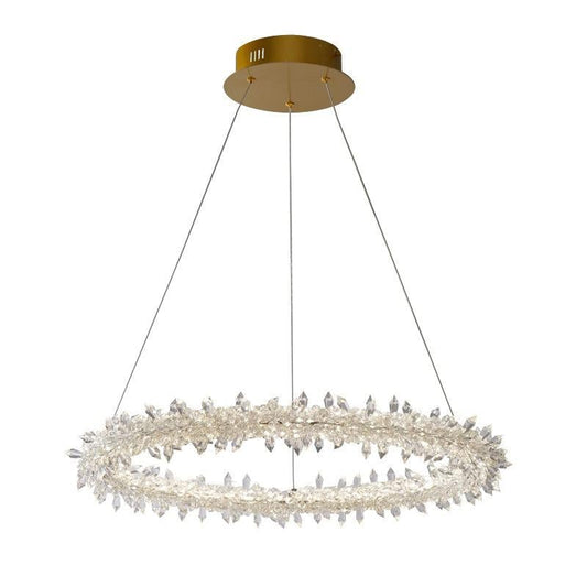 Crystal Chandelier Ring Creative Personality Lamp
