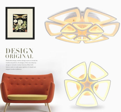 LED Modern Flower Iron Acryl  LED Lamp.LED Light.Ceiling Lights.LED Ceiling Light.Ceiling Lamp For Foyer Bedroom Dinning Room