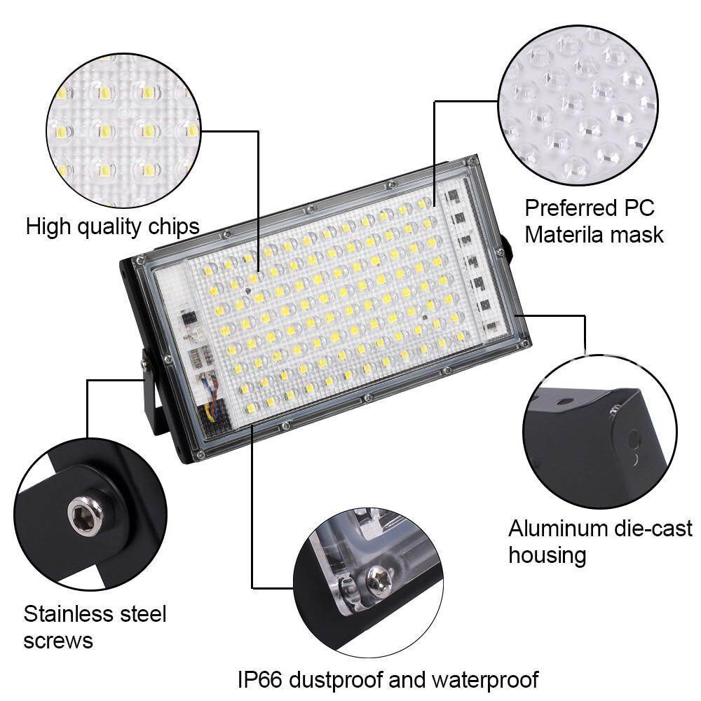 100W Led Flood Light AC Outdoor Floodlight Spotlight IP65 Waterproof LED Street Lamp Landscape Lighting