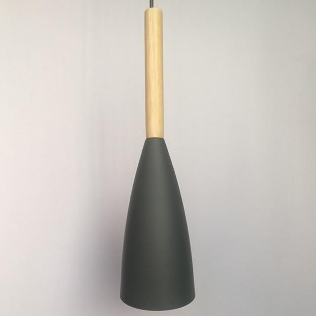 Wood Pendant Lights E27 LED Modern Hanglamp Nordic Lamp Living Room Restaurants Kitchen Dining Bar Droplight