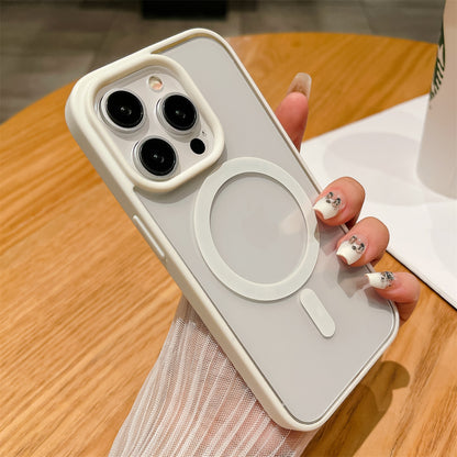 Luxury Shockproof For Magsafe Wireless Charge Case for iPhone 17 16 15 14 13 12 11 Pro Max XR Air Clear Magnetic Bumper Cover