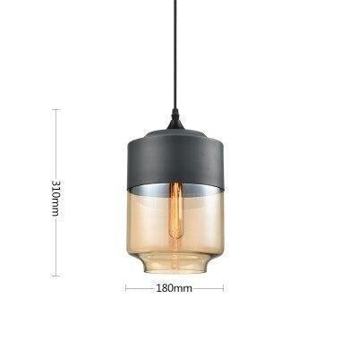 Glass Nordic Modern Pendant Lamp Dinning Room Bar Cafe Loft Vintage Light Hanging Lights Industrial Lighting Fixtures LED