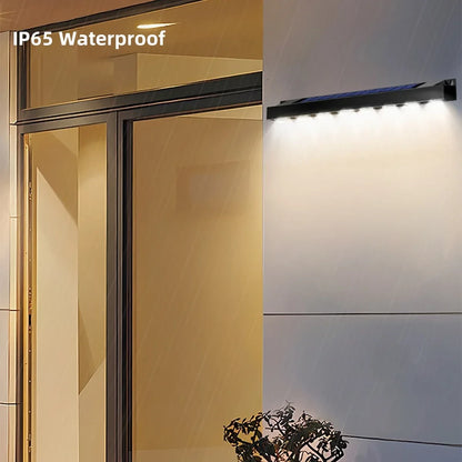 4/6/8LED Solar Wall Light Outdoor Waterproof Garden Decora Balcony Staircase Fence Home Atmosphere Lighting Solar Powered Lamp