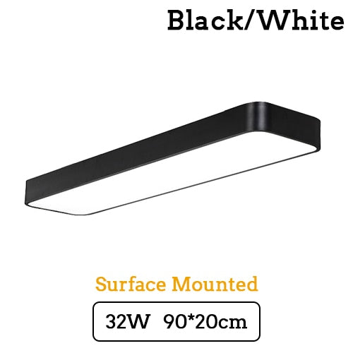 LED Modern Ceiling Light Lamp dimmable Surface Mount Rectangleindustrial wind Lighting Fixture Bedroom Living Room Office lights
