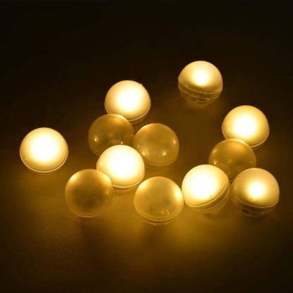 IP68 Waterproof LED Floating Ball Underwater Vase Light RGB Submersible Swimming Pool lights for Wedding Party Baby Shower