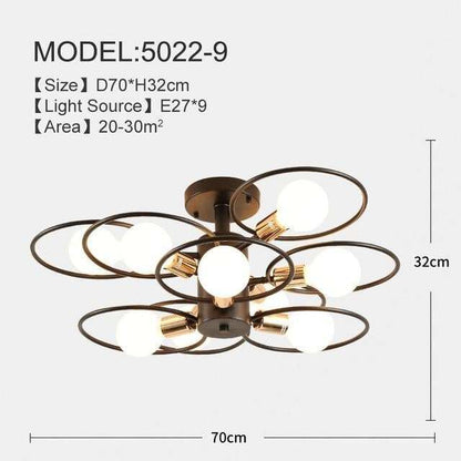Modern LED Pendant Lights For Living Room Bedroom  Lamparas Salon Techo  Lighting Pendant Industrial Decor Dining Luminaire