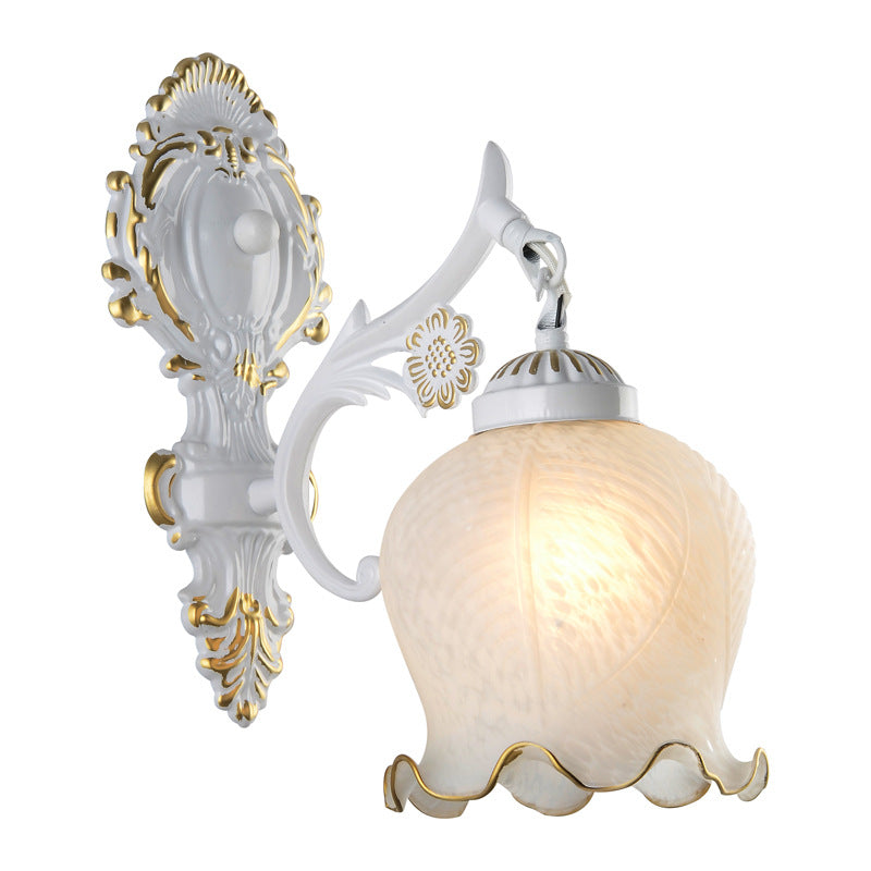 Petal Wall Lamp Bedside Gold Single-Head TV Background Wall Lamp Corridor Stair Light