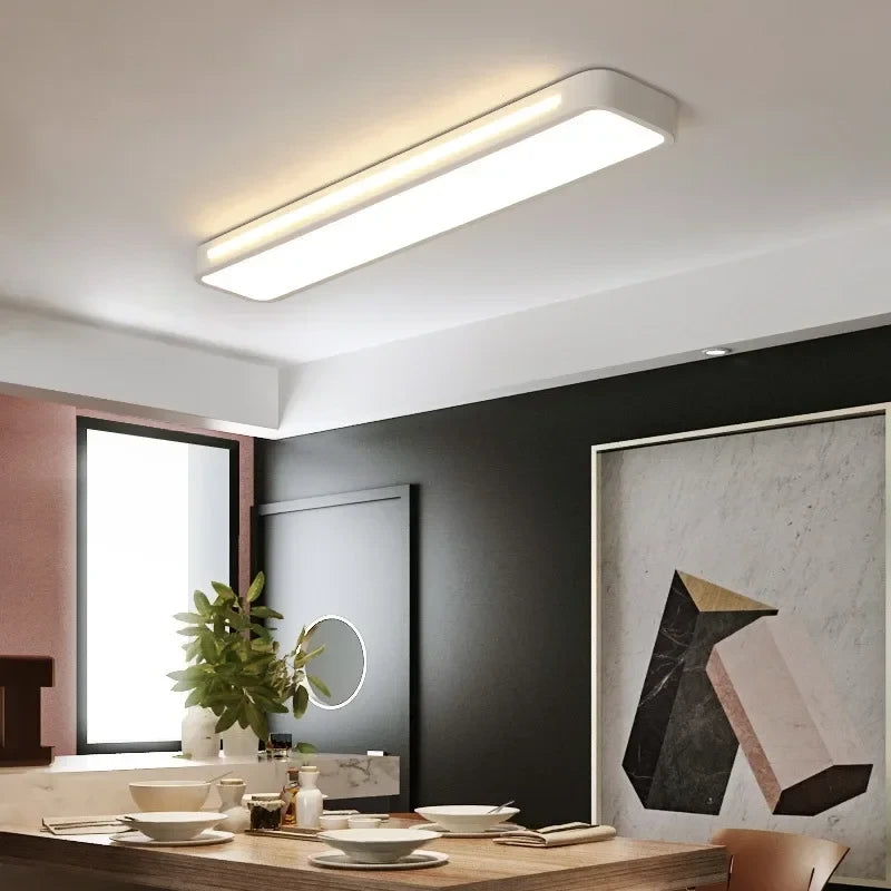 Long Corridor Porch Balcony Ceiling Light Modern Simple Office Restaurant Light New Nordic Lights